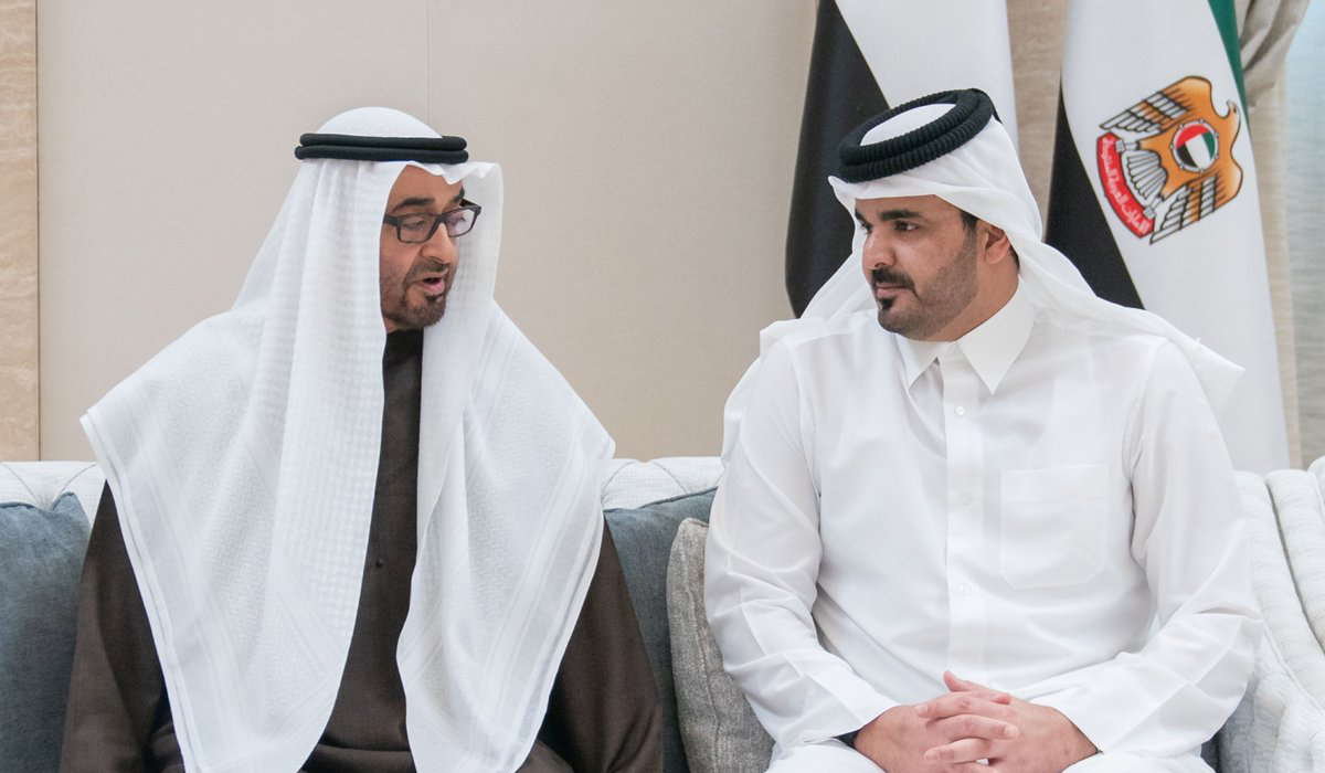 Sheikh Joaan Conveys Condolences of HH the Amir to UAE President